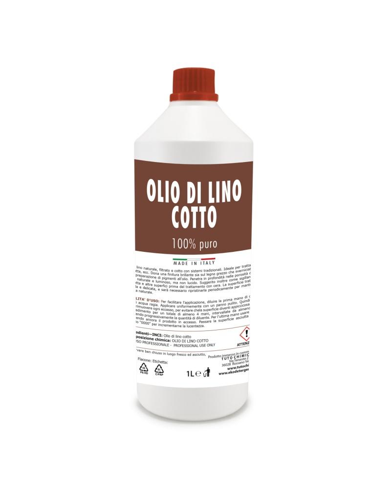 Olio di lino cotto puro 1l