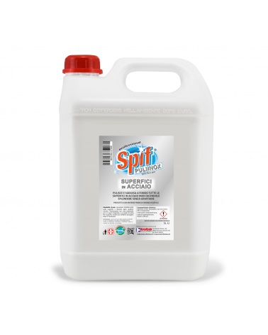 Spif puliinox detergente per acciaio 5l