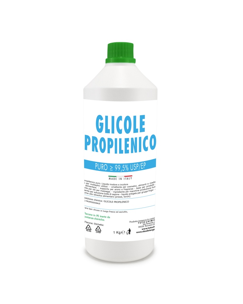 Glicole Propilenico | Acquista Online | Tuto Chimica KG 500 GR