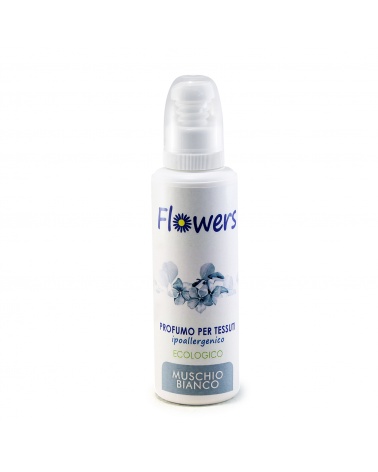 Flowers profumo tessuti e ambiente spray Muschio bianco 120ml