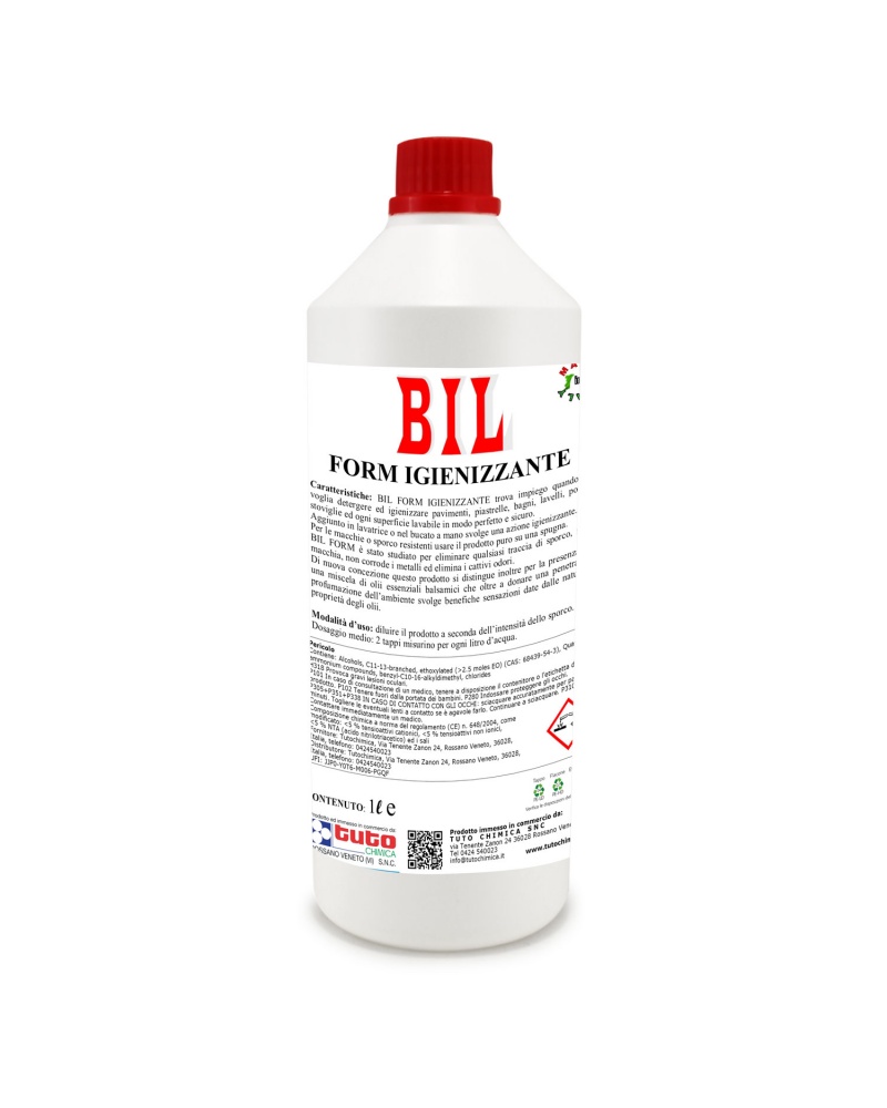 Bil form detergente igienizzante sali quaternari ammonio 1L