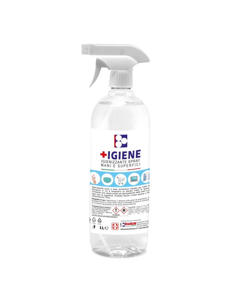 Più igiene Spray igienizzante mani e superfici Litri 120 ML