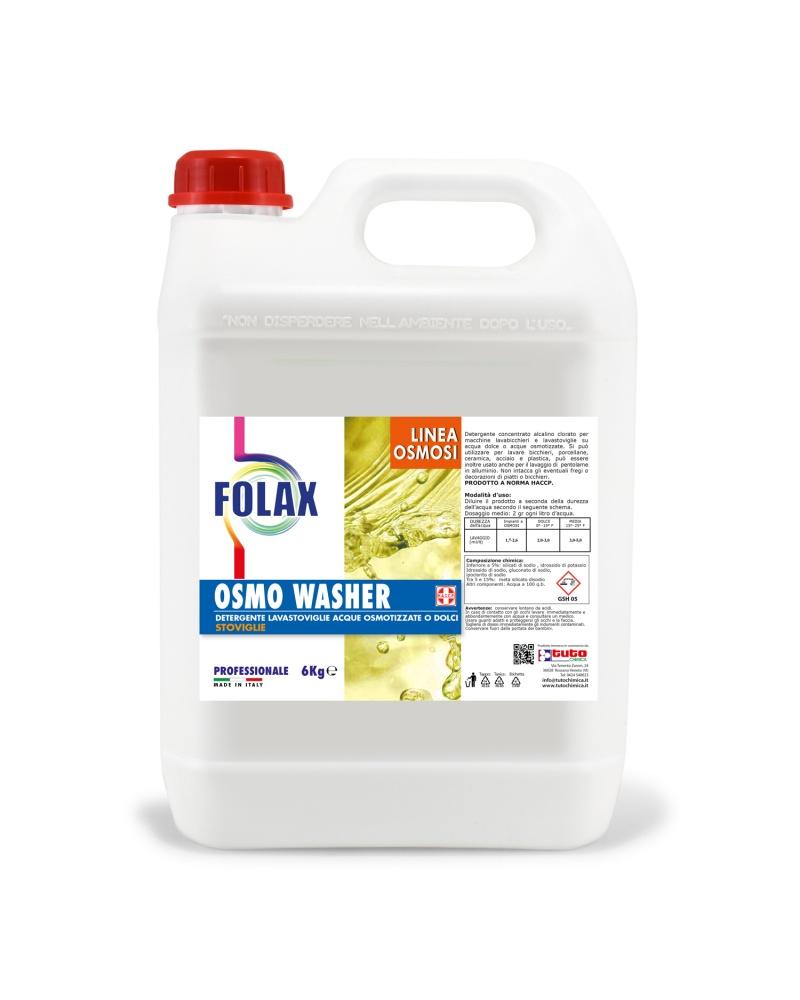Folax Osmo Washer | Detergente Lavastoviglie per Acque Osmosi KG 6 KG